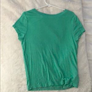 A BDG green crop top from urban outfitters